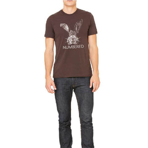 Christian Unisex Brown Rabbit Hare Hair T-Shirt by DonKeySpeaksUp